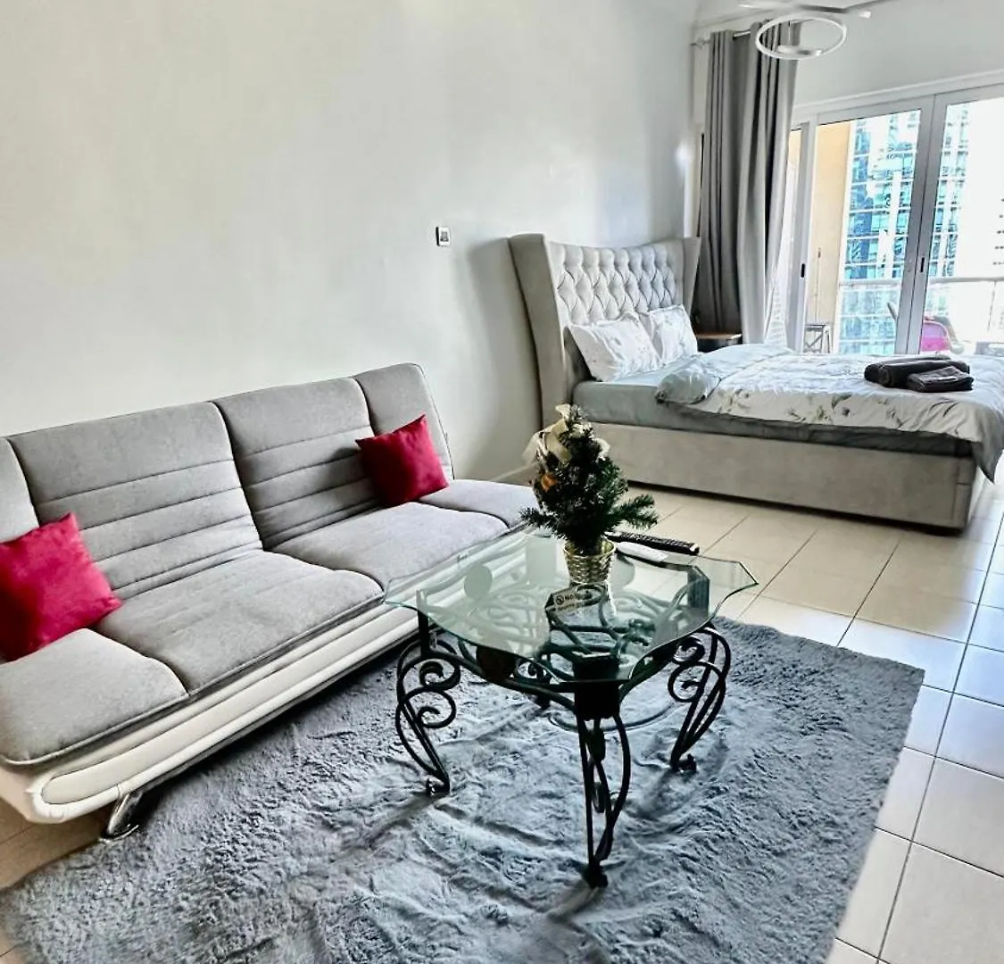 Luxury Studio With Balcony - Close To Metro & Marina Dubai 0*,